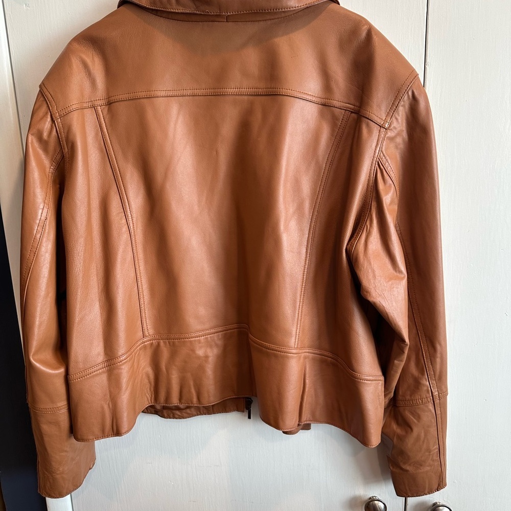 JohnPaulRichard Brown Leather Jacket - Picture 4 of 8